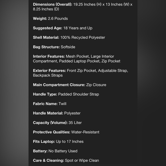 Open Story 35L Travel backpack - Gray - Picture 7 of 10